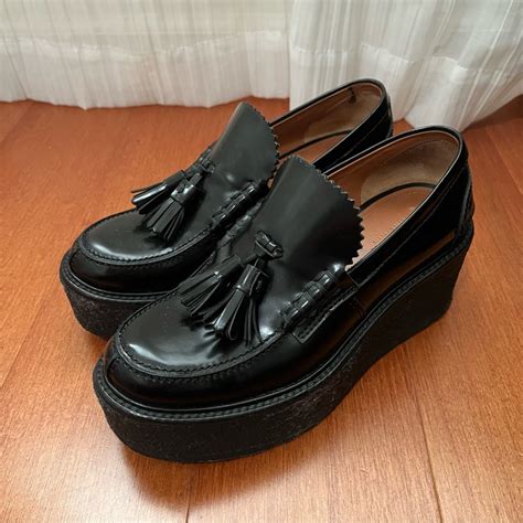 celine platform loafers